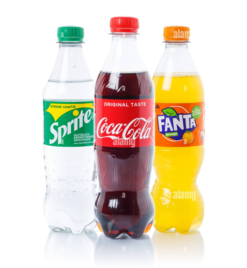 Coca cola, Fanta, Sprite
